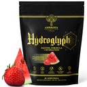 Ambrosia Hydroglyph Intracuting Formula w / BCAA + EAA + Electrolytes Hydration Powder to Protect Lean Muscle, 0g Sugar Post Hydration Drink Mix, Made w / Woda kokosowa (Truskawkowy arbuz)
