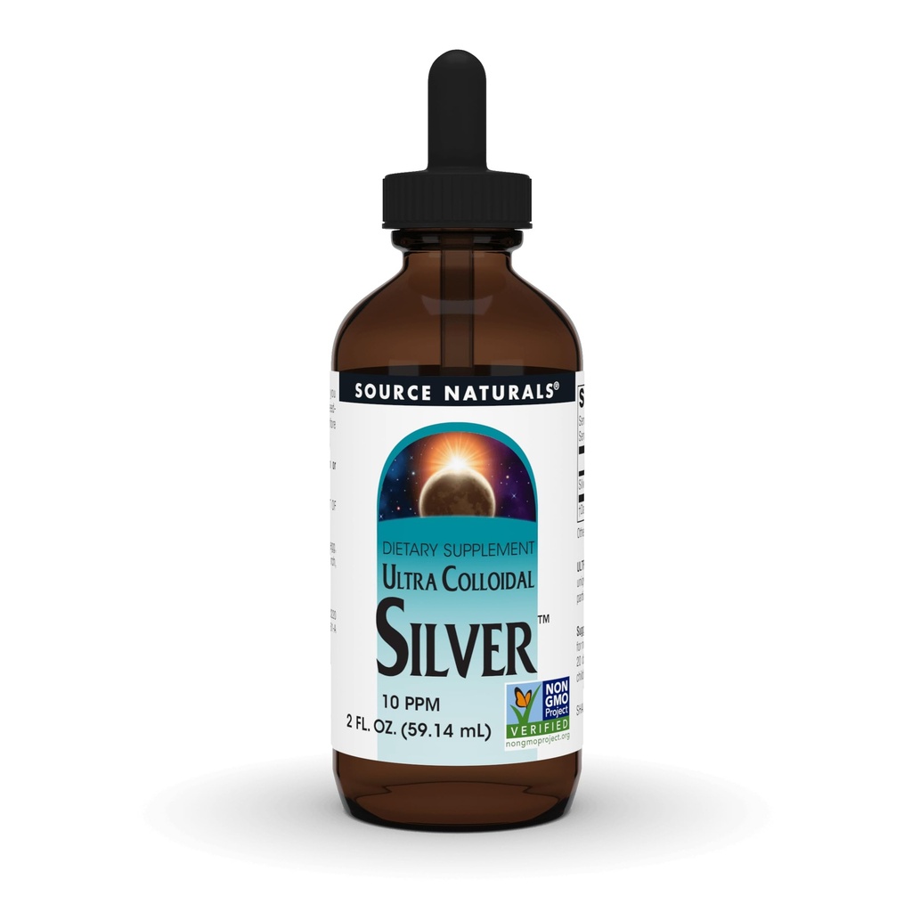 Source Naturals Ultra Colloidal Silver, 10 ppm - 2 oz
