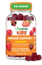 Żywe żeberka dla dzieci, żeberka dla dzieci 124; witamina C i cynk dla dzieci 124; wielki degustacyjny suplement immunologiczny dla dzieci żeberka dla dzieci 124; żeberka dla chłopców, dziewczyny 124; 90 żeberka
