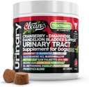 Żurawina dla psów Urynary Tract Wsparcie 124; D- Mannose UTI Bladder Stones Dandelion Glukozamina HCL Marshmallow Nettle Leaf Saw Palmetto Uva Ursi Buchu Horsetail Metionine Pietruszka Suplement