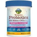 Probiotyki Terranics Daily dla kobiet, 200 Billion 32 Szczepy Kobiet Probiotyki, z żurawinem, Prebiotyki i Enzymy, Rebalance Vaginal Flora & pH, Opóźnione Release, Szafka Stabilny, 60 Wegan Czapki