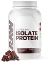 RAW Serwatka Izolacja proszku protein, ciemna czekolada - 100% Grass- Fed Sports Nutrition Serwatka Białko proszku do wzrostu i odzyskiwania mięśni - Niski - Tłuszcz, Niskie węglowodory, Naturalnie aromat i słodzone - 25 Słupki