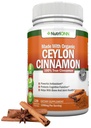 Cynamon organiczny 1200 mg 124; 120 Kapsułek wegańskich 124; True Cinnamomum verum ze Sri Lanki 124; Non-GMO, Third-Party Lab Tested, Low Coumarin, GMP Certified