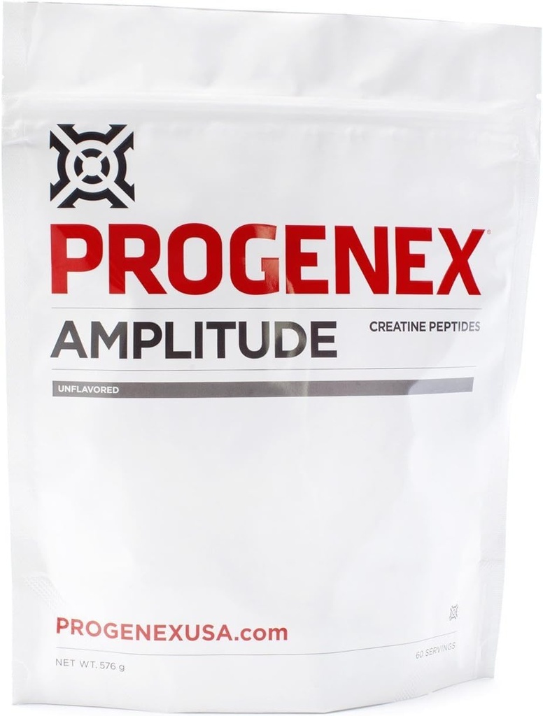 Progenex ® Amplitude Creature Peptides 124; Zwiększa masę mięśniową Lean 124; Siła energetyczna i eksplozyjność w treningu 124; Bez smaku i mieszanki Dobrze 124; 60 Służenie