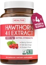 Super Potężny Hawthorn Berry Extract Kapsułki - Hawthorn Berry Supplement Made from Extra Strength Concentrate to Support Heart and Digestive Health - Vegan Non-GMO & Gluten Free (4 Month Supply)