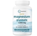 Czysty glicynian magnezu 1,000mg, 300 kapsułek 124; 100% chelatowany dla Max Wchłanianie 124; Wsparcie dla Sen, Mięśnie, Serce i Nerve Zdrowie 124; Wzmocniony witaminą C 124; Tylko wykorzystuje aktywne składniki