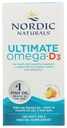 Nordic Naturals Ultimate Omega- D3, Lemon Flavor - 120 Soft Gels - 1280 mg Omega- 3 + 1000 IU Witamina D3 - EPA & DHA - Promotes Brain, Heart, & Immune Health - 60 Servings