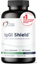 Designs for Health IgGI Shield - Gut Health & Immune Support Powder with Dairy-Free ImmunoLin Immunoglobulin and NAG - Pomoc Bind & Remove Toxins and Fortify the Intestinal Barrier (120 kapsułki)