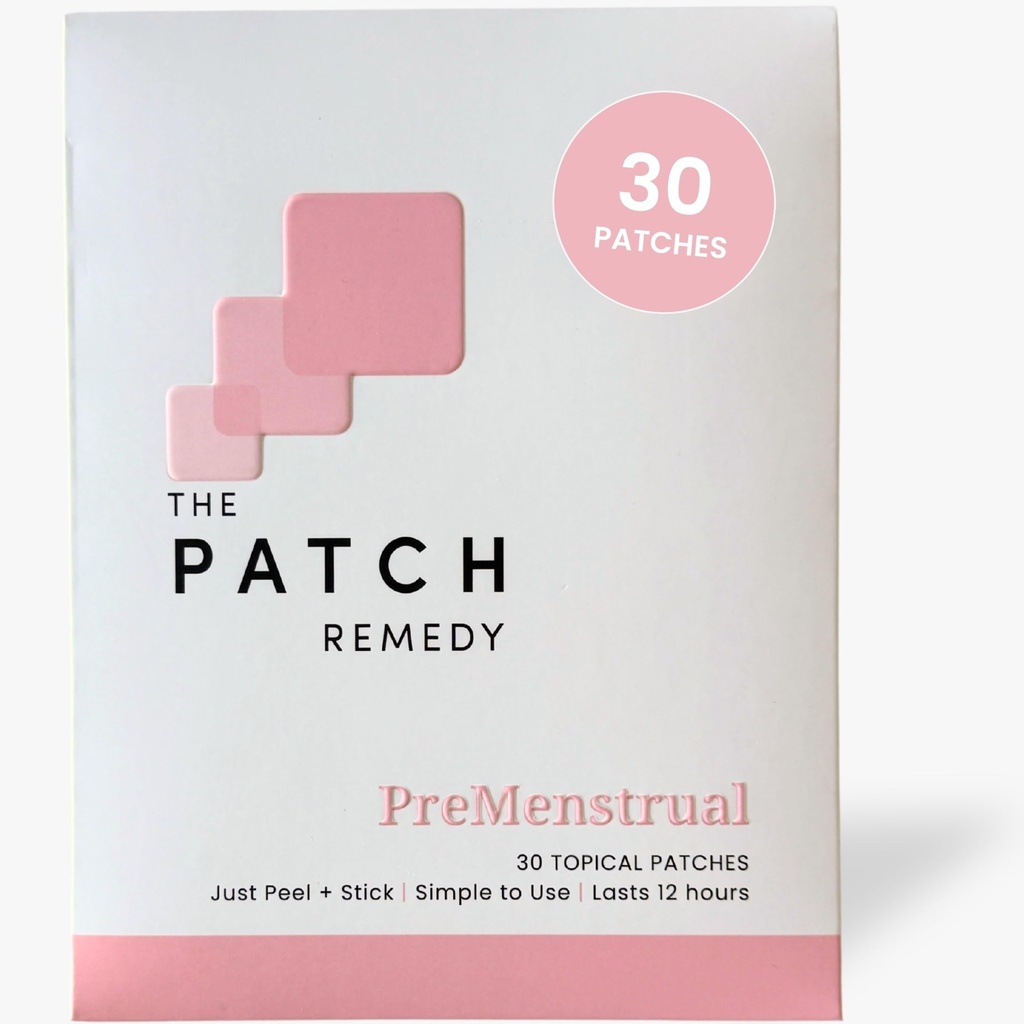 The Patch Remedy Pre Menstrual Patch Agregat 124; Chasteberry, Magnez, Wieczorna Primrose, Dong Quai, B6 & Witamina E Agregat 124; 30 Pats
