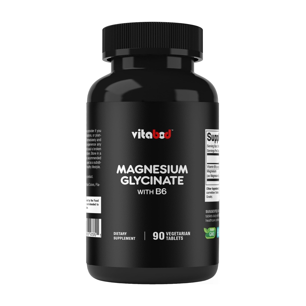 Magnezu glicynian 1000 mg na jedną porcję, dostarczając 300 mg magnezu elementarnego - 90 tabletek wegetariańskich - postać chelatowana - wspomaga mięśnie, stawy i zdrowie serca *