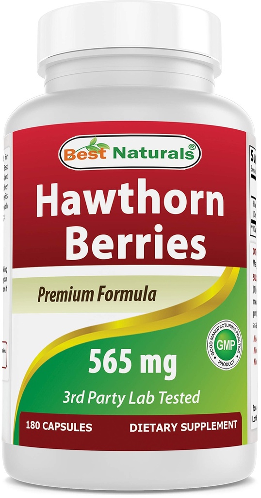 Najlepsi przyrodnicy Hawthorn Berry 565 mg 180 kapsułek (180 licz (opakowanie po 1))