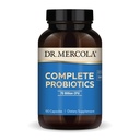 Dr Mercola Complete Probiotyka - 70 Miliard CFU - Wsparcie immunologiczne, pokarmowe i Gut Health - Cechy 10 Cieśnin - Stabilne półki - Bez GMO-, Bez glutenu i Soi - 90 Kapsułki (90 Słupki)
