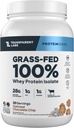 Przezroczyste Labs Grass- Fed Protein Isolate z serwatki - naturalnie pachnące, Gluten wolne białka serwatki Proszek z 28g białka na serwowanie & 9 Amino Acids - 30 Służenia, Czekoladowy Ciasteczek Czekoladowy