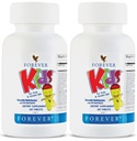 Forever Living - Dzieci Chewable Multivitamin - Smak winogronowy dla zdrowego wzrostu i rozwoju - Brak sztucznych aromatów - 120 tabletek (opakowanie 2)