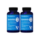 VitaMedica Bromelain & Quercetin Supplement - 500mg Bromelain 250mg Quercetin - 2400 GDU for Immunity, Joint Support, Inflatitis and Muscle Recovery - 60 Vegan kapsułki - 30 Servings (2 Pack)