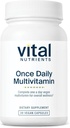 Vital Nutrigents Once Daily Multivitamin Amend124; Vegan Multi for Women & Men Amend124; Allergen- Free Amend124; 19 Essential Vitamin + Antioksydants for Eye and Heart Health Amend124; Gluten, Dairy & Soy- Free Amend124; 30 Kapsułki