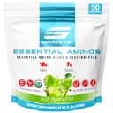 Granitowe podstawowe aminokwasy w proszku, zielony aromat jabłkowy, z 10g EAA i 7g BCAA, Wspiera odzysk mięśni i wzrost, Soy- Free, Gluten- Free (30 Służenie)