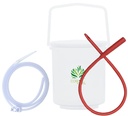 Zestaw do kawy Enema dla Colon Cleansing - Rekomendowane przez Gerson Home Enema Kit - Enema Bucket Kit z czerwoną rurką - Colon Detox Organic Coffee Enema - Enema Coffee Colon Cleanser - Colon Health