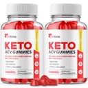 (2 Pack) Lifetime Keto Plus ACV Gummies - Oficjalna formuła, Wegan, Non GMO - Lifetime Keto acc Gummies, Life Time Keto Gummies z Jabłkowym Cyderem, Witamina B12, Sok winogronowy (120 Gummies)