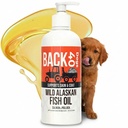 Z powrotem 40 Psy Wild Alaskan Fish Oil for Dogs, Skin and Coat Supplement for Dogs & Cats, Omega- 3- Rich Salmon and Pollock Oil, EPA & DHA Dog Salmon Oil for Brain, Heart, and Joints 16 fl oz (473 ml)