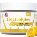 Zero Sugar - Lemon Candy Electrolytes Powder - Odświeżająca Hydration - Kofeina Free Energy with All Natural Ingredients - Vegan, Keto & Paleo - Sugar Free Electrolytes Powder Drink Mix - 37 Servings