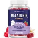 Melatonina Gummies dla dzieci 124; 0,5 mg Per Gummy 124; Delikatne wsparcie dla odpoczynku dla dzieci w wieku 2 + 124; Niskie dawki do rozgryzania i żucia pomoc dla dzieci 124; z Lemon Balm & Rumianek 124; Non-GMO, Trzecia Strona Tested 60ct