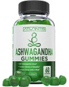 Atlantis Nutrition Ashwagandha Gummies - 1500 MG Per Serving - Promotes Calmness, Poprawia nastrój, zwiększa poziom energii i wzmacnia system immunologiczny - Uformowany z witaminą D & Zinc - Wegan 124; 60