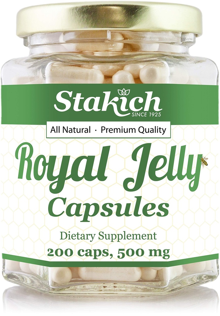 Stakich 500 mg kapsułki (Royal Jelly kapsułki 500 mg (200 sztuk)