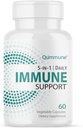 5- in-1 Immune Advanced Support with Quercetin Phytosome, Cynk, Witamina C, D3, K2 - Immunitet i Suplement alergii z Aktywowanym Quercetin - 60 Czapki Veg