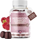Mushroom Gummies Premium Supplement [10 Mushroom Complex Extract] Pyszne & szybko działająca grzyba lwa, Reishi, Shiitake Nootropic Brain Support, Immune Support, Mood & Relaxation, 60 Chews