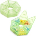 2PCS Cotygodniowy Pill Organizator Duży 7-dniowy Pill Box Organizator Codzienne leczenie Case for Witamina Fish Oil Pills Suplementy Artretyzm Przyjazny