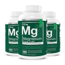 Elementy zasadnicze Magnezu Plus Cynk z witaminą D3 Bilans 124; Scientific Reducted Heart, Bone & Muscle Support Bilans 124; 225mg Triple- Siła Magnezu Complex z Glycinate, Malate, Cytrate 124; 540 Count