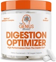 Genius Brand Genius Optimizer Trawienia - Suplement do Gut Health & Immune Supplement - No Proprietary Blends - Wegan, Non- GMO & Gluten- Free - 135 Kapsułki wegetariańskie
