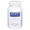 Pure Encapsulations Probiotic- 5 ratiopharm 124; Dairy and Soy Free Probiotic Blend to Support Immune and Gastrosocal Health British 124; 60 kapsułki