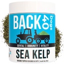 Organiczny proszek do Kelp dla psów, Suszony Sea Kelp Suplement do czynności tarczycy, Zdrowie Dental, Wsparcie immunologiczne, Spożywanie, Skóra i płaszcz - Jod Rich - Multivitamin dla kotów i psów 16oz - Made in USA