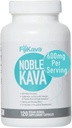 FijiKava Noble Kava Kava Kapsułki, 600mg Kavalactones per serving, Natural Relaxation & Sleep Supplement, Vegan & Non-GMO, 120- Count, Premium Piper Methysticum Extract for Calm & Stress Relief