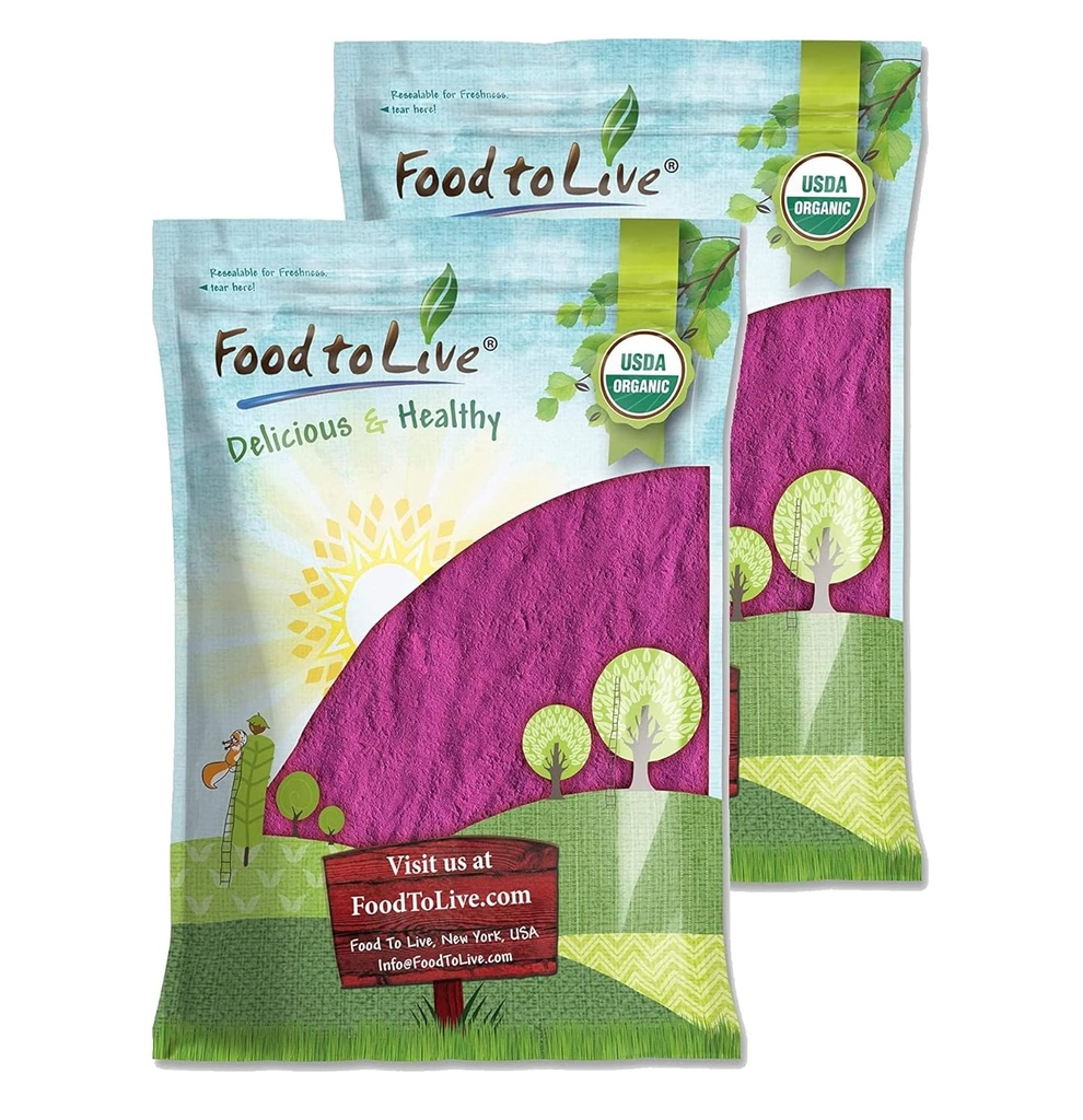 Żywność Żywić Organiczny czarny sok z porzeczki w proszku, 16 funtów - Non-GMO, Surowiec, Kosher, Wegan Superfood, Luzem, Bogate w przeciwutleniacze, Wielki dla soków, Drinki i Smoothies, Zawiera Maltodekstryna
