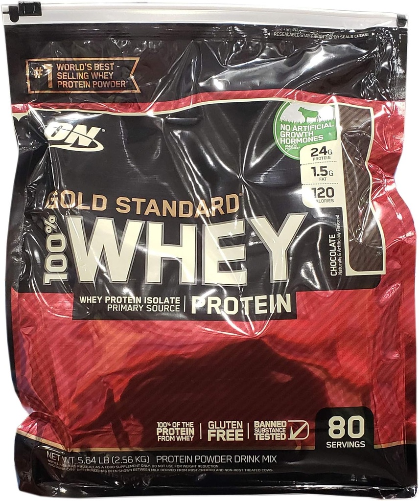 Optimum Nutrition 100% Serwatka czekoladowa Standrad, 5.64 funt