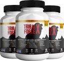Tribal Force X Extra Siła Natural Supplement, 60 Tablets, Gluten Free, Non-GMO, 30 Day Supply (3)