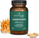 Prominentny suplement diety Cordyceps - Promotes Vitality - 1000 mg, 60 Count