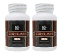 2- Pack Curcumin Longvida przez Nutrivene (500 mg, 60 kapsułek)
