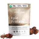Żywy spray, Epicki Protein, Białko roślinne i Superfoods Proszek, Kompletna kawa 124; 20 Grams Organic Protein Powder, Adaptogens, Grzyby, Wegan, Non-GMO, Gluten Free (1 funt, 12 Servings)