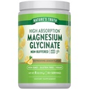 Nature 's Truth Magnezu Glycinate Proszek Pył 124; 6 oz Pył 124; Lemon Flavor 124; Wysoka absorpcja Pył 124; Wegan, Non-GMO, Gluten