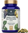 Abundant Earth Whole Food Multivitamin for Women Daily Multi Vitamin Supplements for Men Mens Multivitamin + B Complex, Probiotic Multi Enzyme, Omegas for Organic Energy Mood Disease 90ct- 4pk