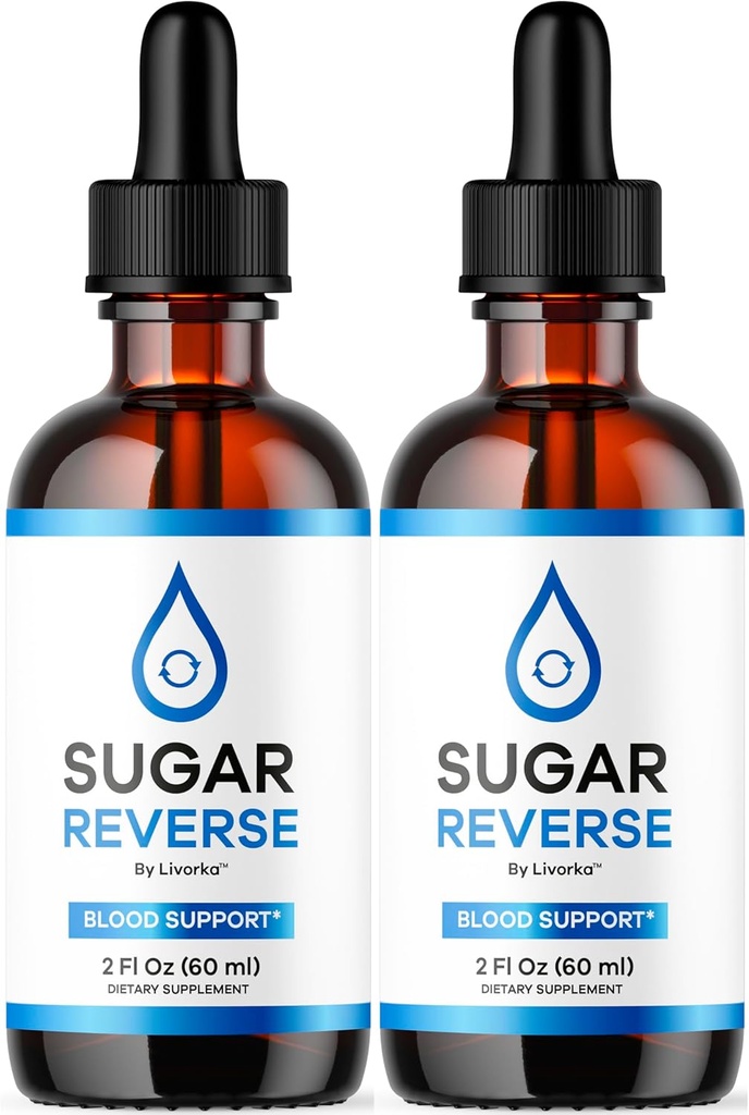 (2 Pack) Sugar Reverse - Sugar Reverse Drops, Sugar Reverse Drops Reviews, Sugar Reverse Reviews, Sugar Reverse Drops Official Liquid Support, SugarReverse Drop, 2 Butelki na 2 miesiące