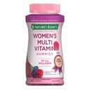 Nature 's Bounty Optimal Solutions, Kobiece Gummies Multivitamin dla wsparcia immunologicznego, Wsparcie energii komórkowej, Bone Health, Malina Flavor, 140 Ct