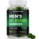Men 's Fat Burner Gummies for Weight Loss Distribution 124; Green Tea, Green Coffee Bean, Garcinia Cambogia & Ketones Distribution 124; Belly Fat Burner for Men Weight Loss Gummies Distribution 124; Apple Flavored, Pectin- based Distribution 124; 60 Gummies