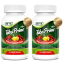 DEVA Tuba Prime Vegan Multivitamin Witamina o dużej mocy i suplement diety mineralnej Przeciwutleniacze, Owoce i mieszanki roślinne, Super Mushrooms, Probiotyki, Prebiotyki, Nasiona, Zioła - 90 Tabs, 2- Pack