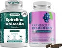 Teaveli Spirulina Chlorella i Blueberry Kapsułki