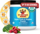 Mój Spectrum Heroes Super Fruits and Veggies Powder - Whole Food Supplement - 16 Superfoods - Potężny przeciwutleniacz - Immune Health Aid - Boosts Digestive Health - Non-GMO - Gluten- Free (228 Grams)